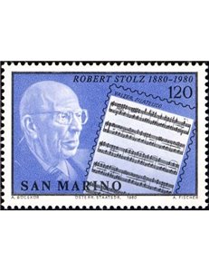 SAN MARINO 1980 Robert Stolz MNH**