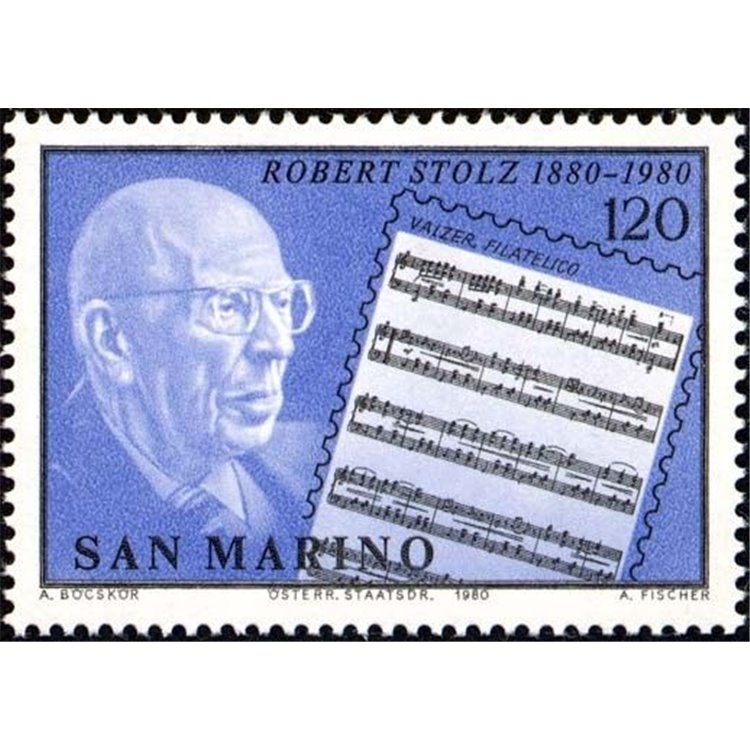 SAN MARINO 1980 Robert Stolz MNH**