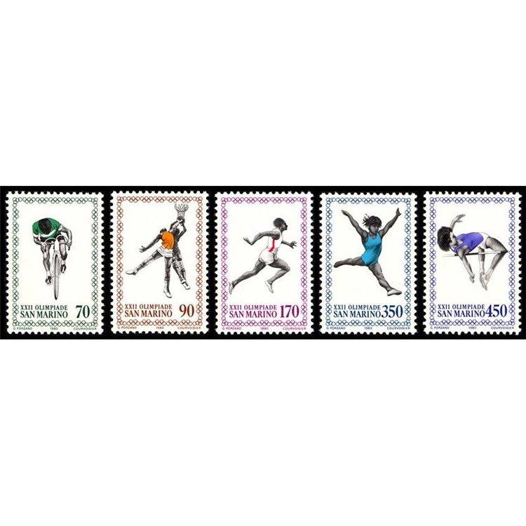 SAN MARINO 1980 Olimpiade 5v MNH**