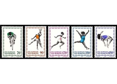 SAN MARINO 1980 Olimpiade 5v MNH**