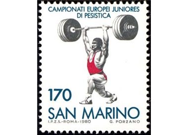 SAN MARINO 1980 Weightlifting MNH**