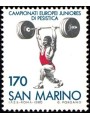 SAN MARINO 1980 Sollevamento pesi MNH**