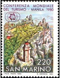 SAN MARINO 1980 Tourism Conference MNH**