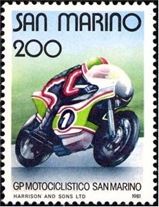SAN MARINO 1981 Motorcycle Grand Prix MNH**