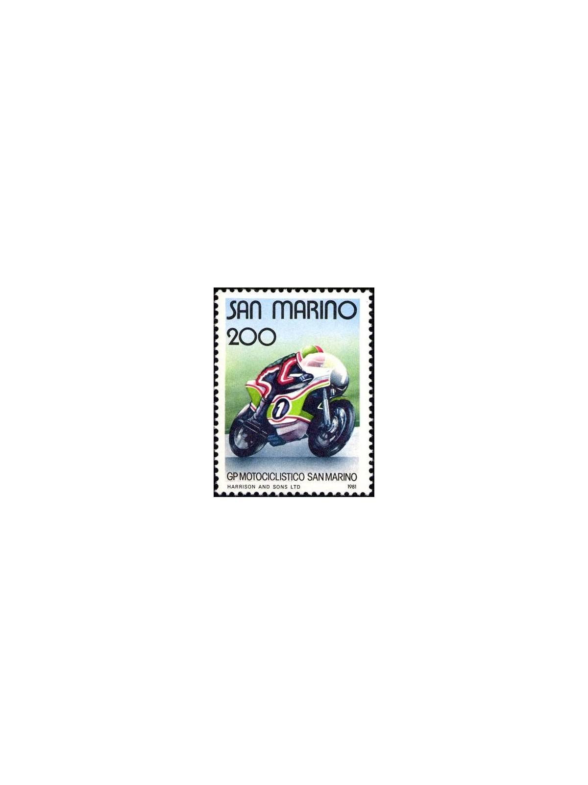 SAN MARINO 1981 Motorcycle Grand Prix MNH**