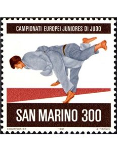 SAN MARINO 1981 Campionati di judo MNH**