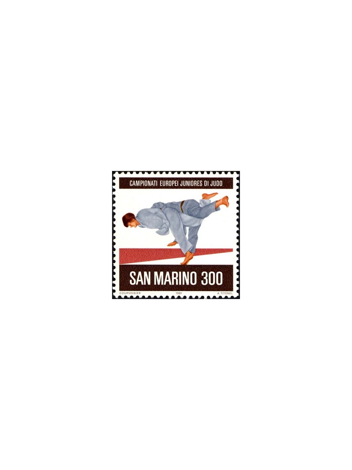 SAN MARINO 1981 Judo Championships MNH**