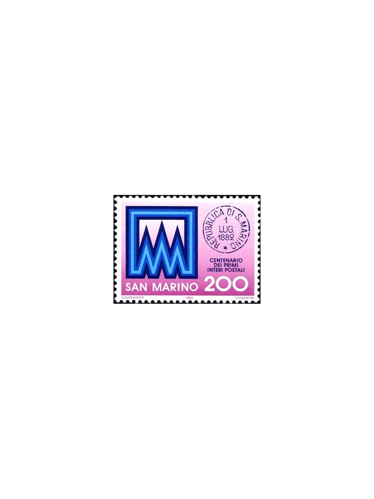 SAN MARINO 1982 First Postal Stationery MNH**