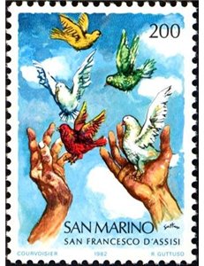 SAN MARINO 1982 San Francesco d'Assisi MNH**