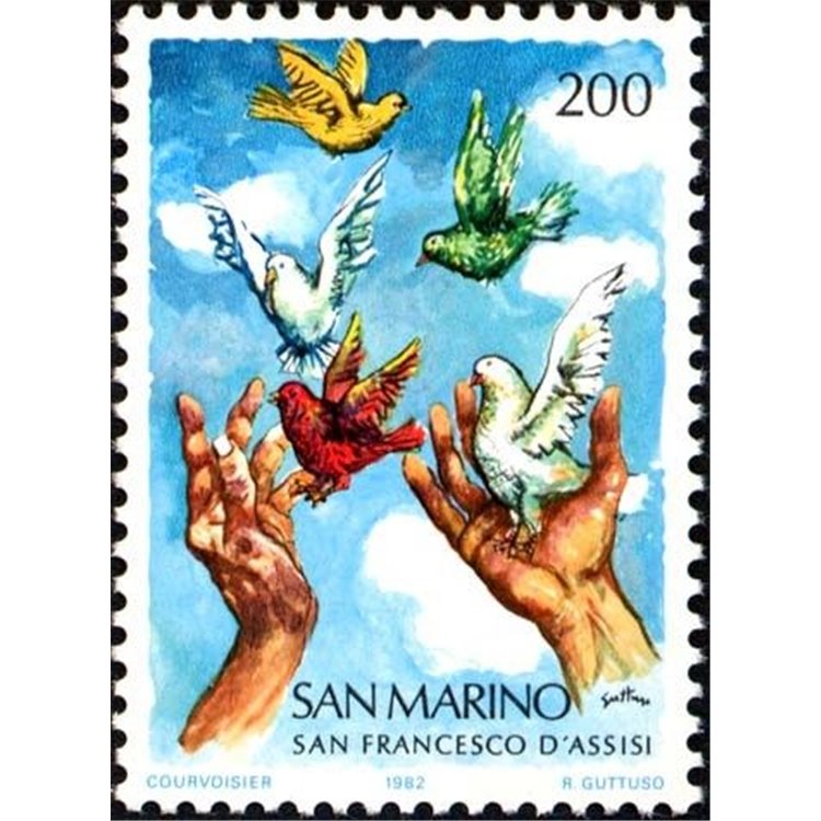 SAN MARINO 1982 St Francis of Assisi MNH**