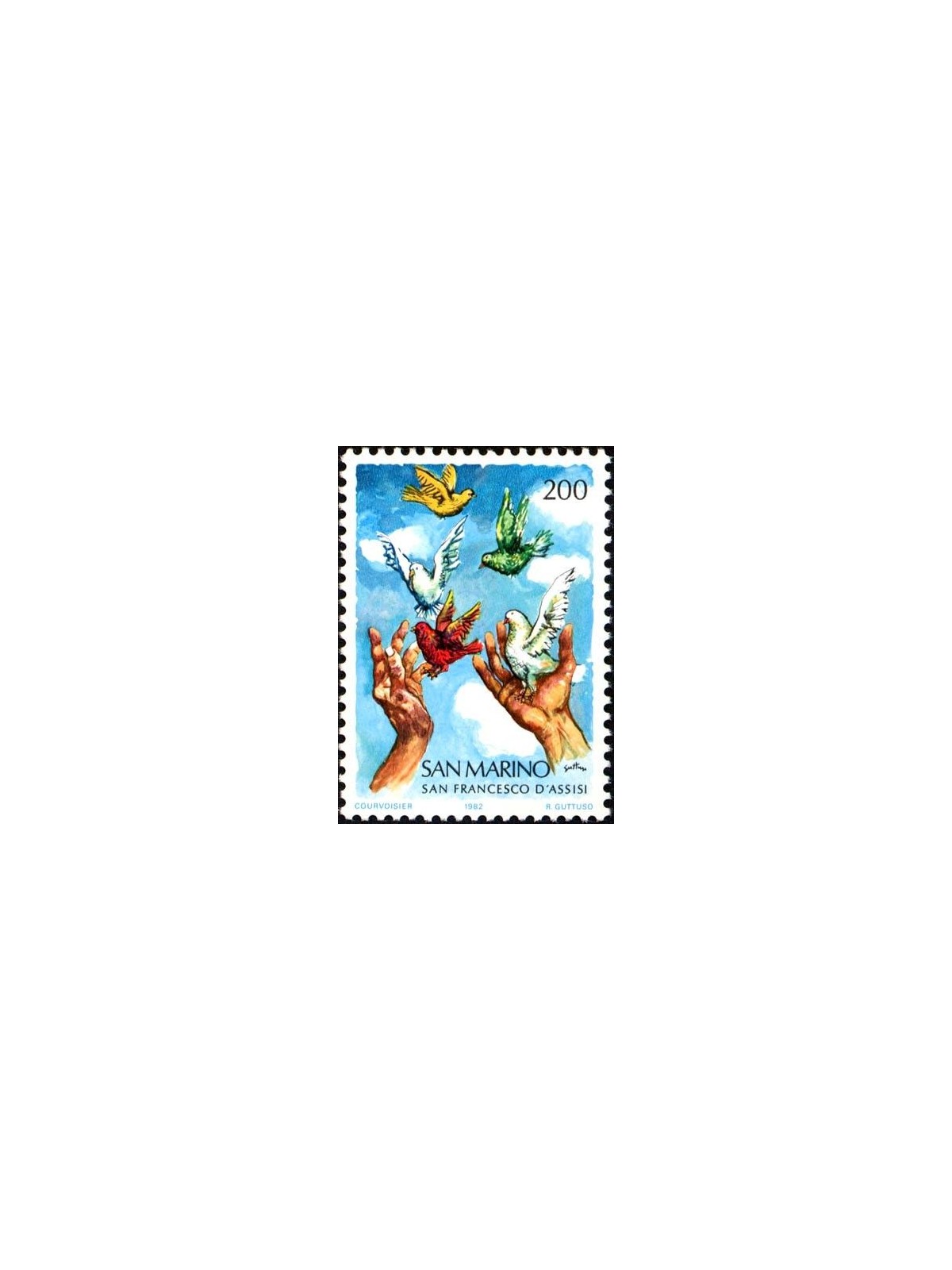 SAN MARINO 1982 San Francesco d'Assisi MNH**