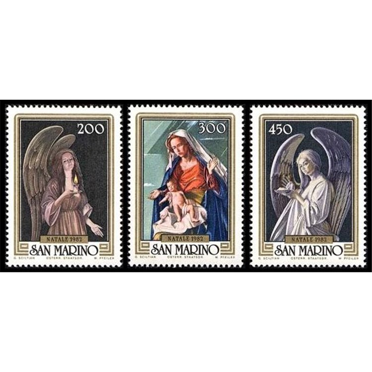 SAN MARINO 1982 Natale 3v MNH**