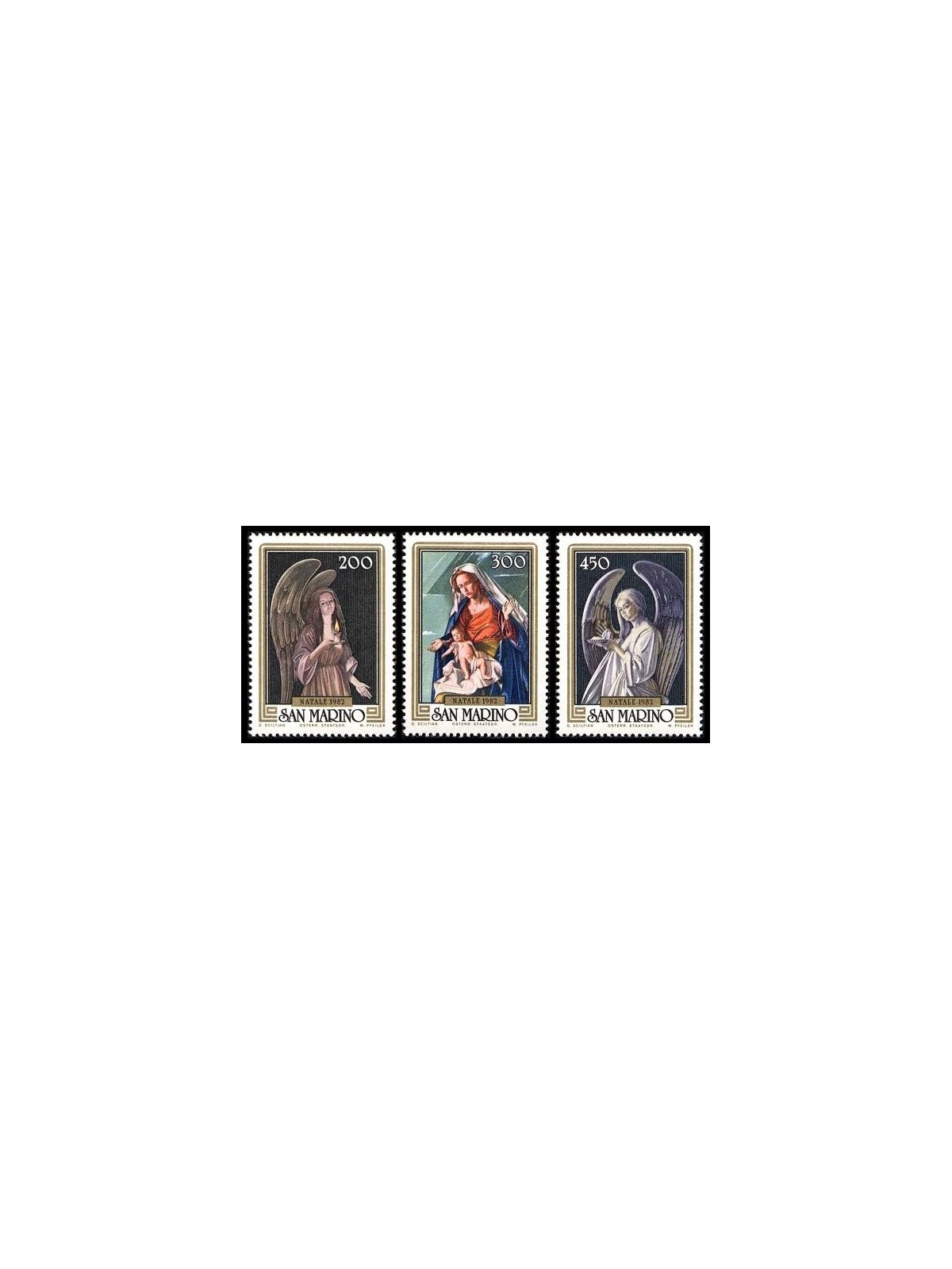 SAN MARINO 1982 Christmas 3v MNH**