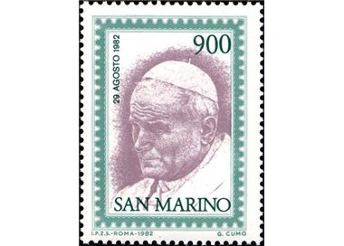 SAN MARINO 1982 Visita del Papa MNH**