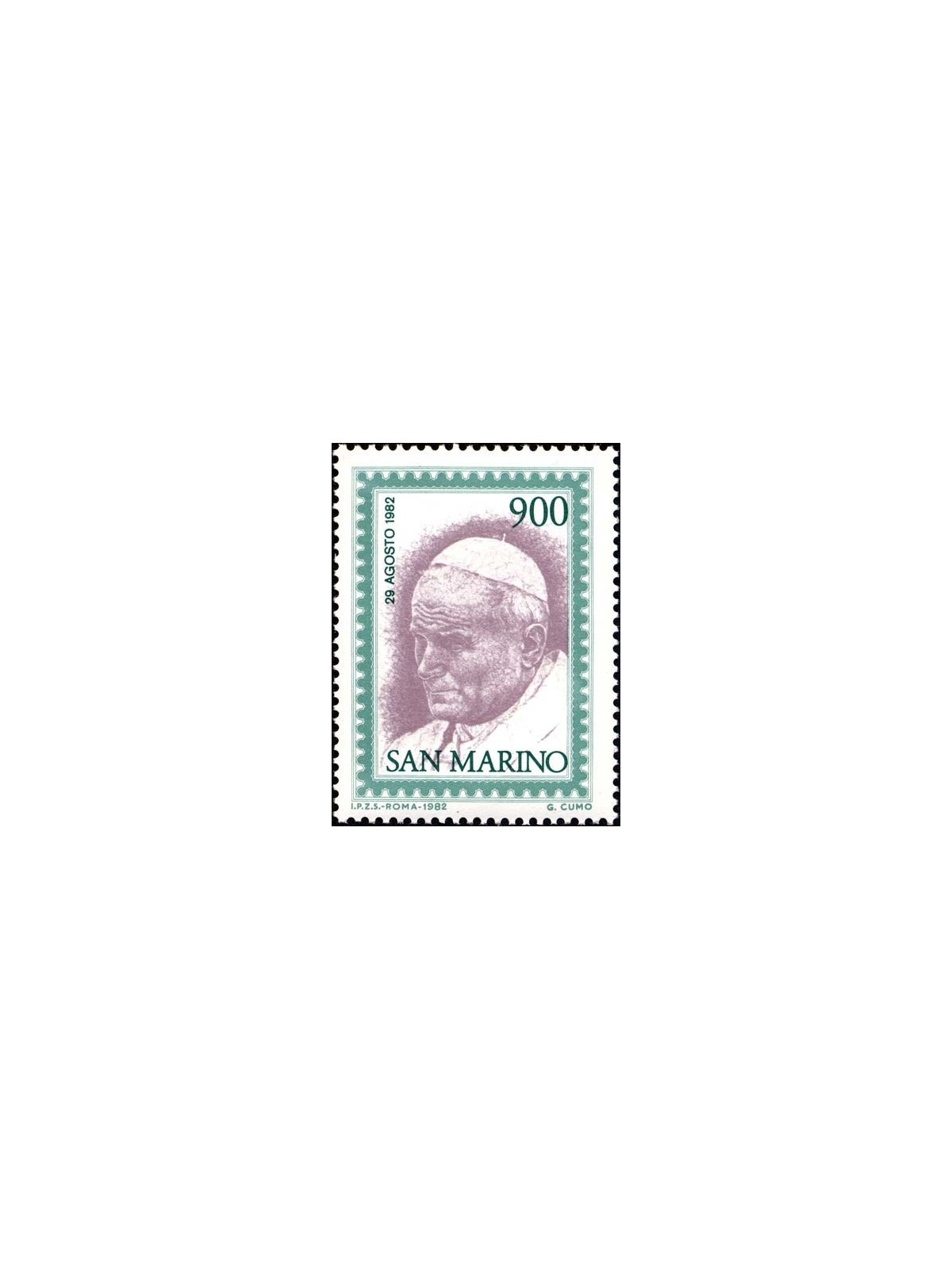 SAN MARINO 1982 Visit of the Pope MNH**
