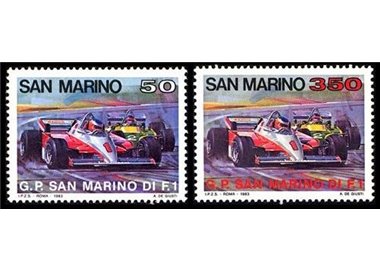SAN MARINO 1983 Formula One Grand Prix 2v MNH**