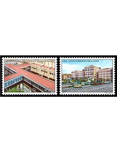 SAN MARINO 1986 Sicurezza Sociale e Sanità 2v MNH**