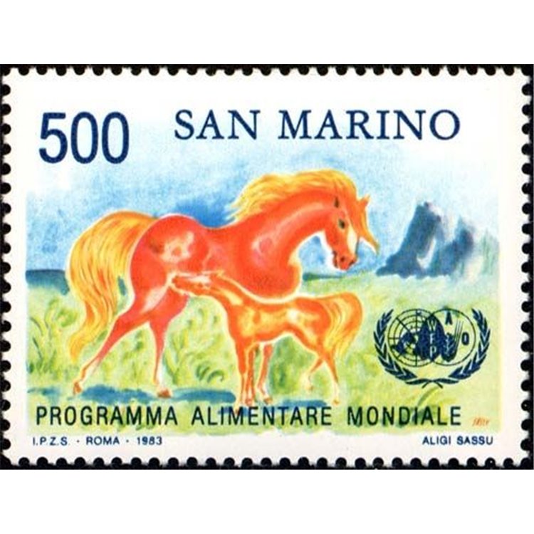 SAN MARINO 1983 Programma alimentare mondiale MNH**