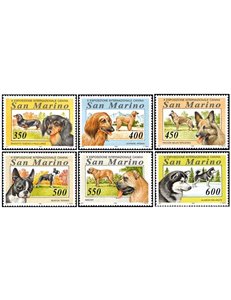 SAN MARINO 1994 International Dog Show 6v MNH**