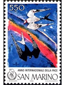 SAN MARINO 1986 Anno della Pace MNH**