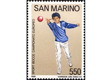 SAN MARINO 1986 Bowls Championship MNH**
