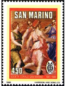 SAN MARINO 1986 Società corale di San Marino MNH**