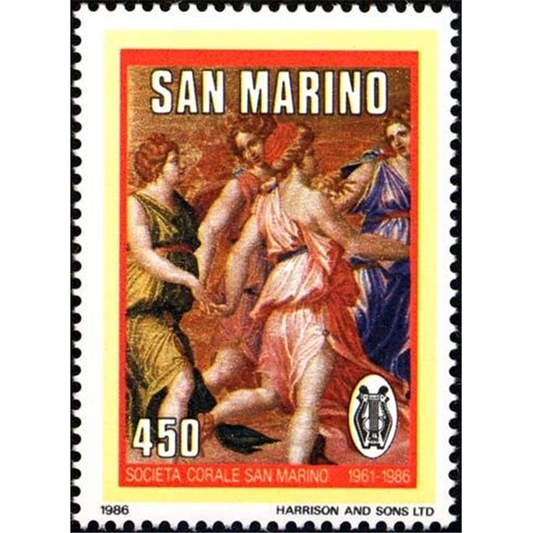 SAN MARINO 1986 San Marino Choral Society MNH**