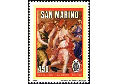 SAN MARINO 1986 San Marino Choral Society MNH**