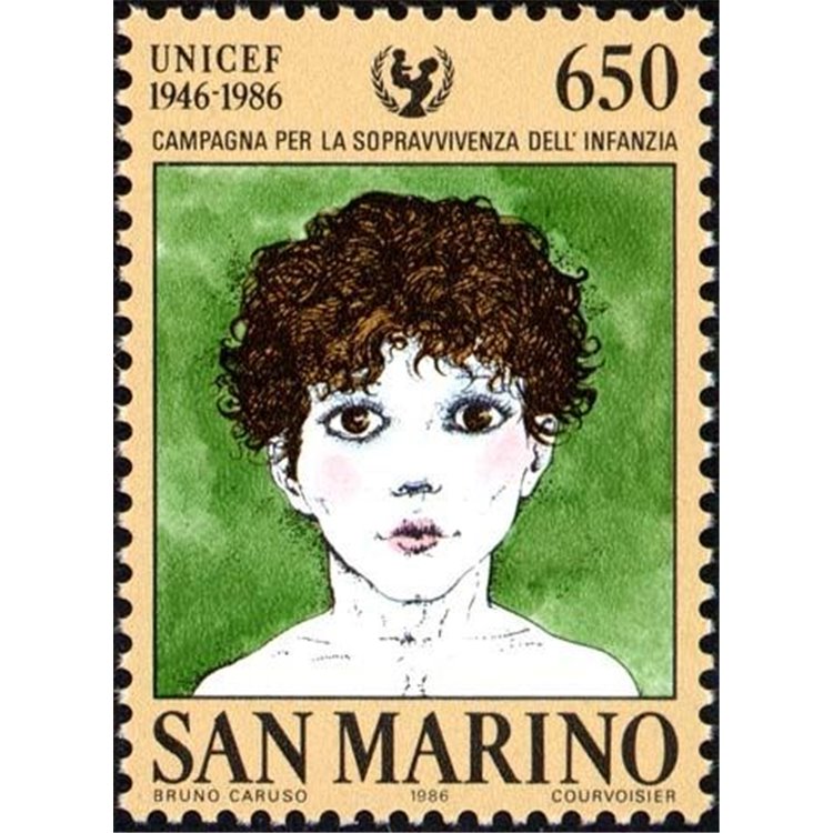 SAN MARINO 1986 Anniversario dell'unicef MNH**