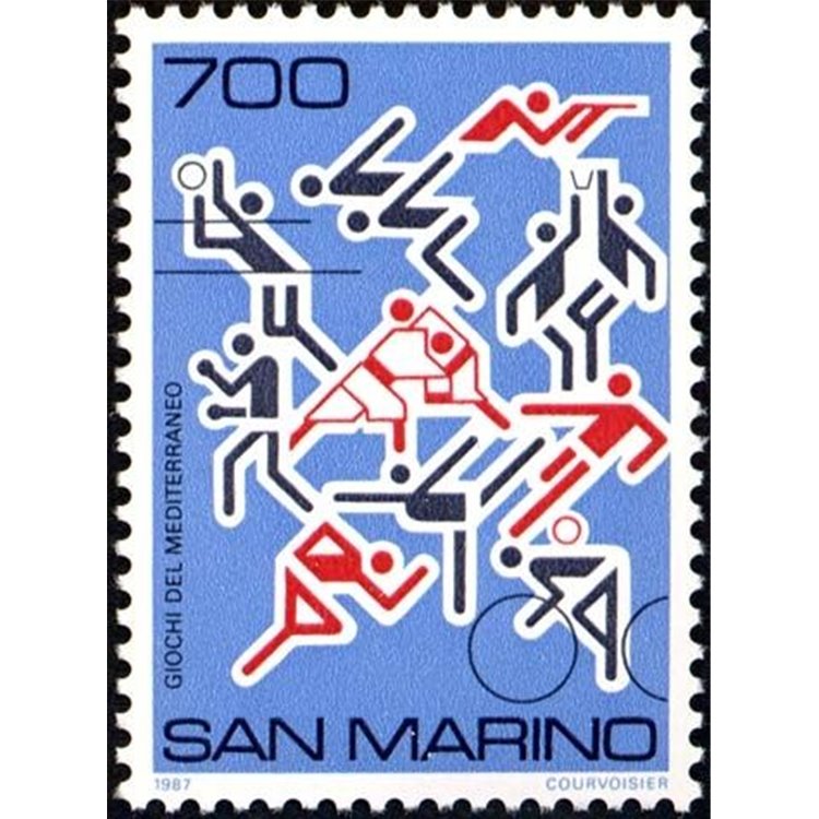 SAN MARINO 1987 Mediterranean Games MNH**