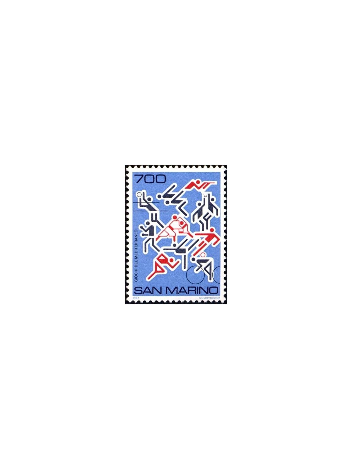 SAN MARINO 1987 Mediterranean Games MNH**