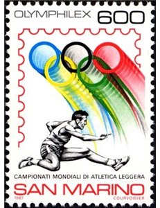 SAN MARINO 1987 Olymphilex MNH**