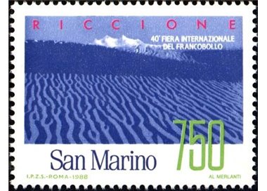 SAN MARINO 1988 Fiera del francobollo MNH**