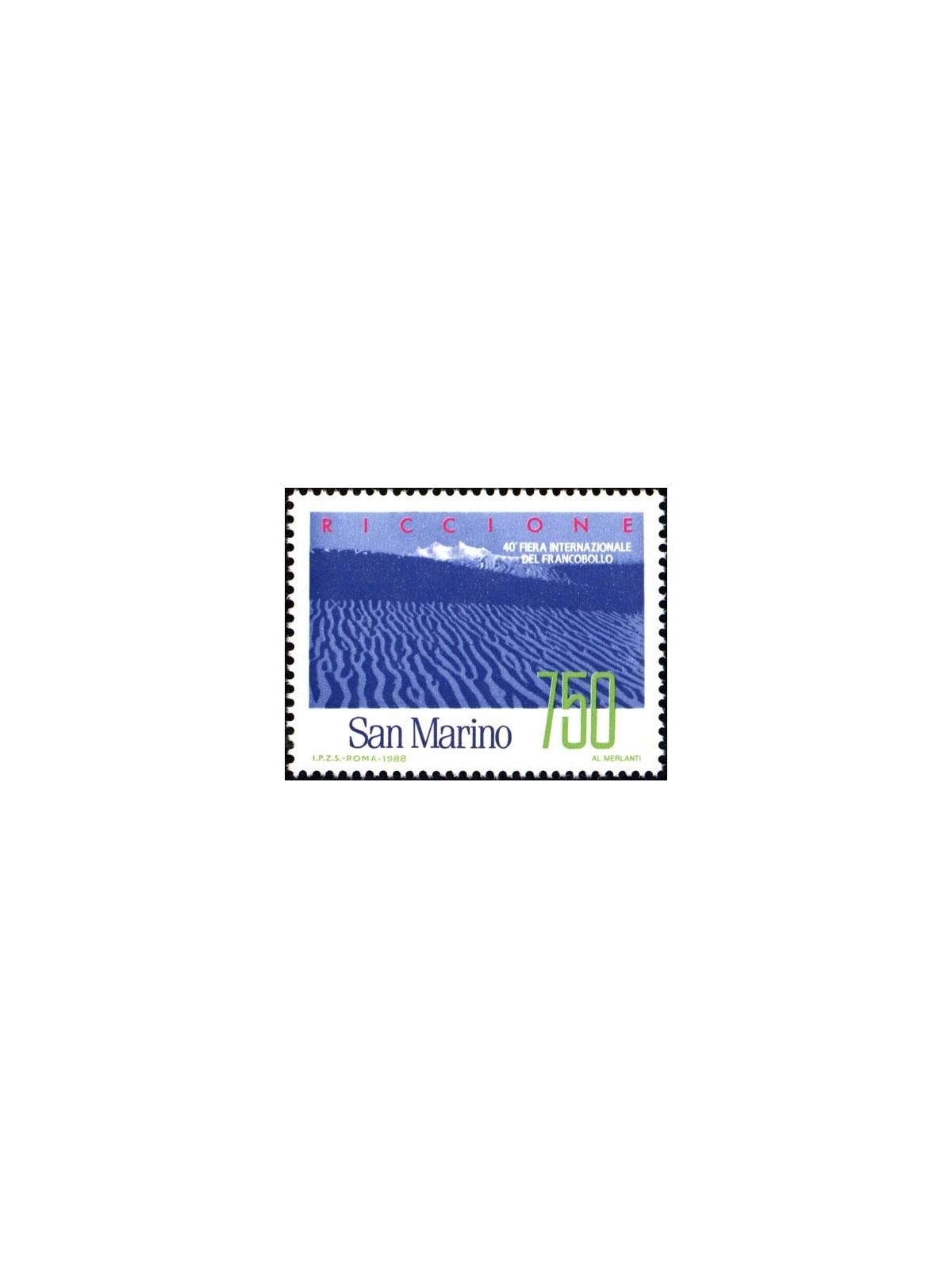 SAN MARINO 1988 Fiera del francobollo MNH**