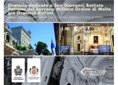 SAN MARINO 2013 Oratory of St. John the Baptist s/s MNH**