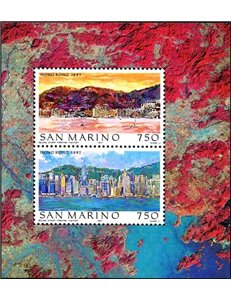 SAN MARINO 1997 Hong Kong s/s MNH**
