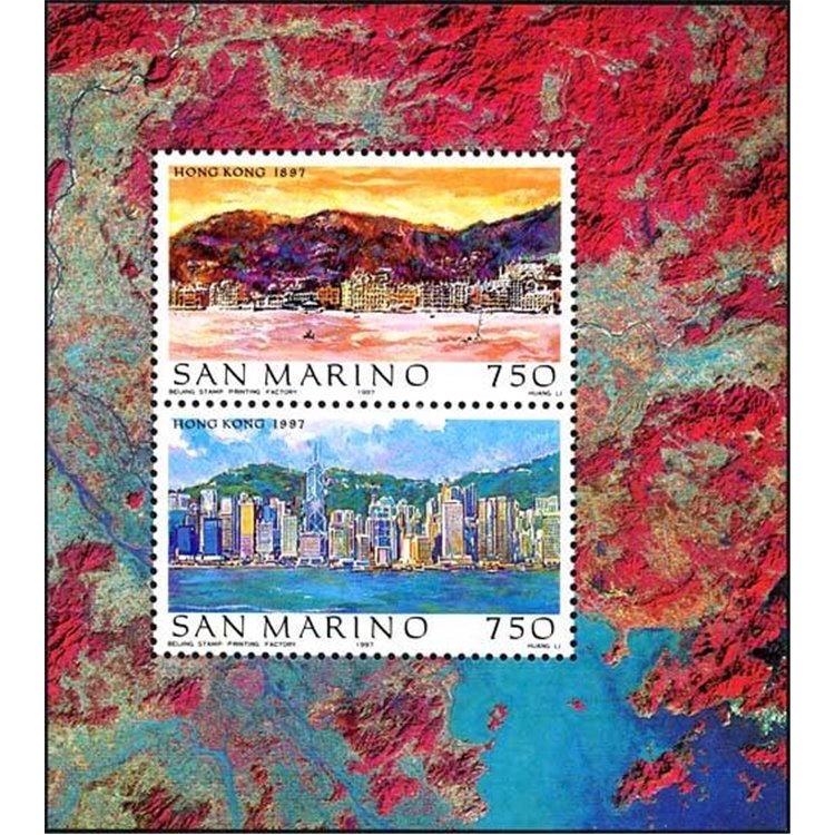 SAN MARINO 1997 Hong Kong s/s MNH**