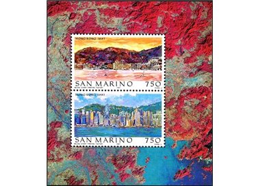 SAN MARINO 1997 Hong Kong s/s MNH**