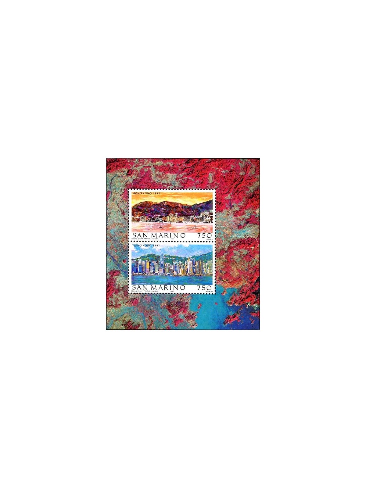 SAN MARINO 1997 Hong Kong BF MNH**