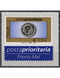 ITALY 2003 Priority mail € 1.00 MNH**