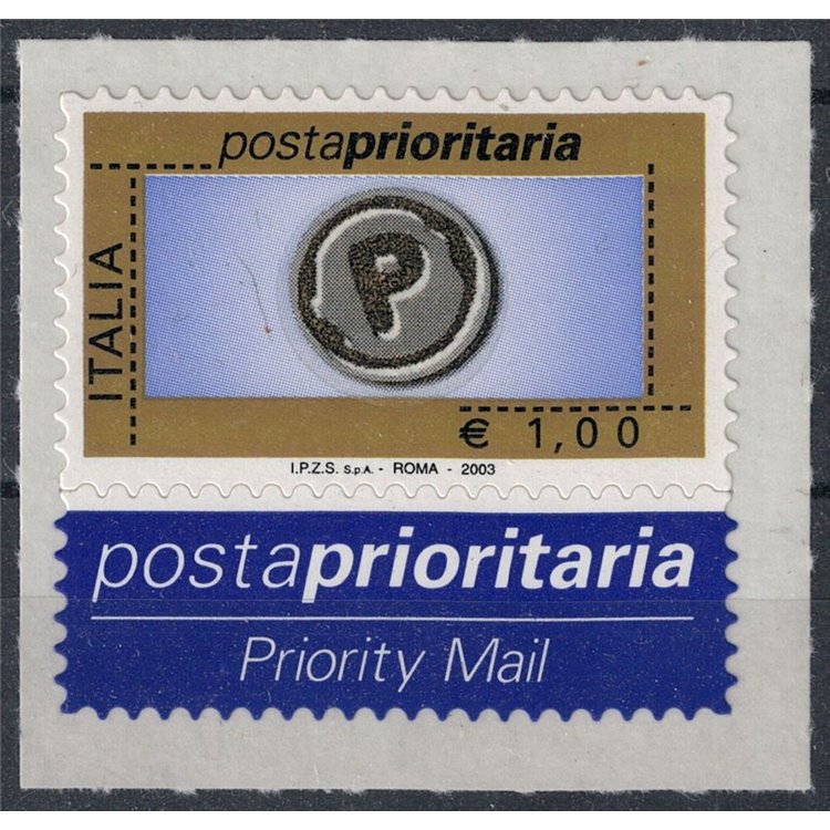 ITALY 2003 Priority mail € 1.00 MNH**