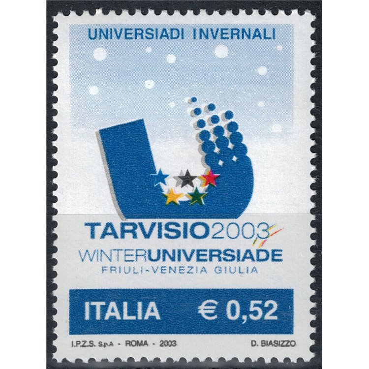 ITALY 2003 Universiade in Tarvisio MNH**