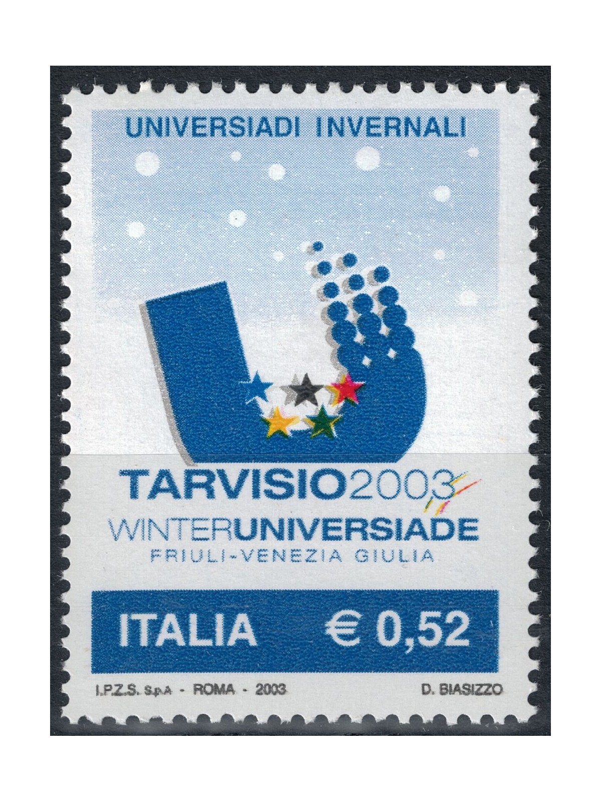 ITALY 2003 Universiade in Tarvisio MNH**