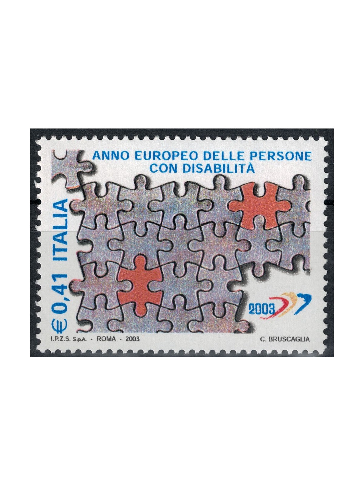 ITALY 2003 European Year of People with Disabilities MNH**