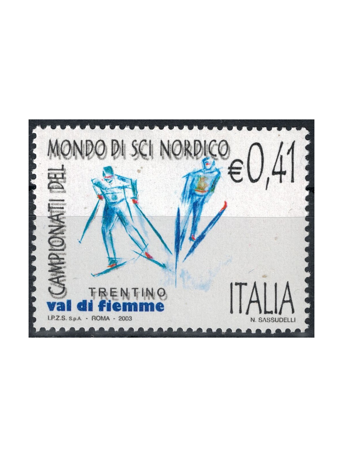 ITALY 2003 Nordic Skiing World Championships MNH**