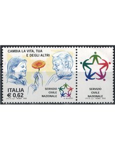 ITALIA 2003 Servizio civile nazionale MNH**