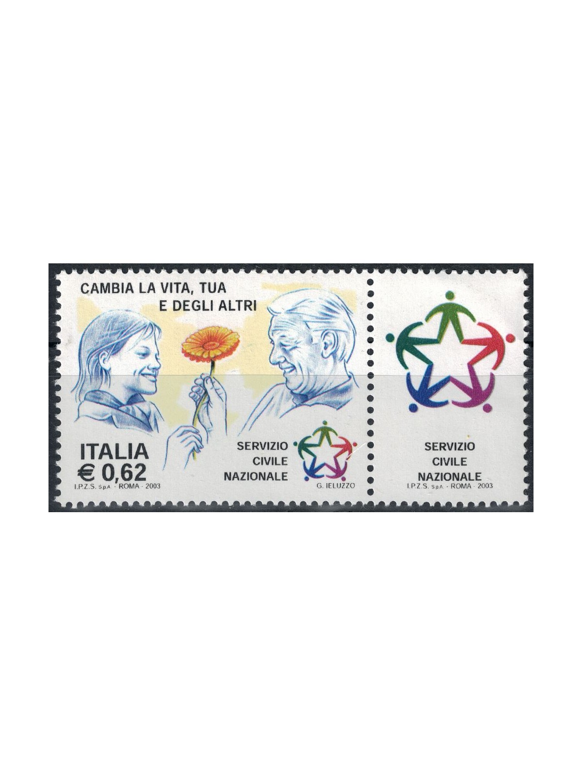 ITALIA 2003 Servizio civile nazionale MNH**
