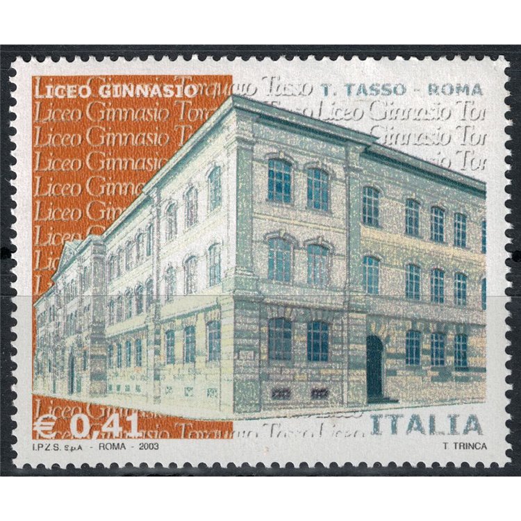 ITALY 2003 Torquato Tasso High School MNH**