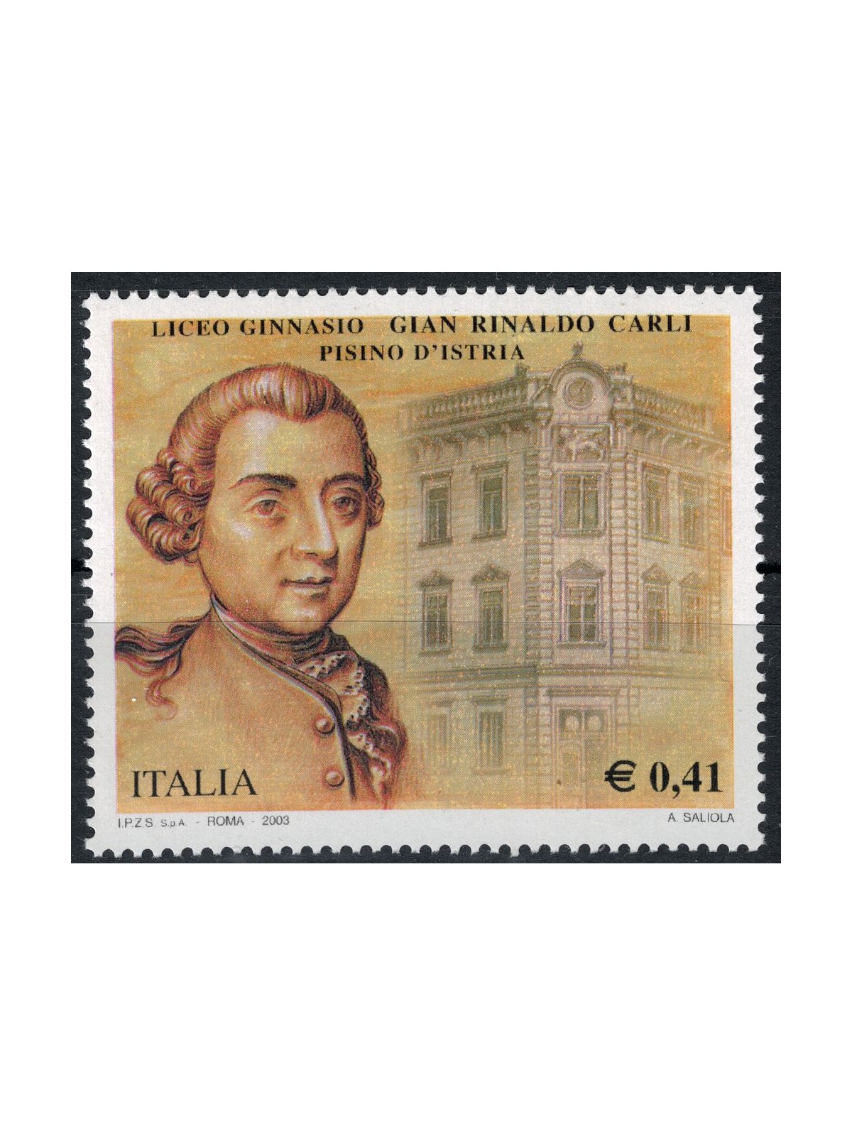 ITALY 2003 Gian Rinaldo Carli High School MNH**