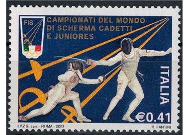 ITALY 2003 World Fencing Championships MNH**